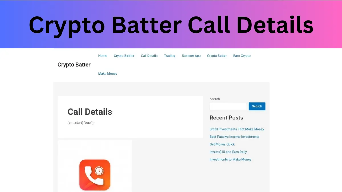 Crypto Batter Call Details