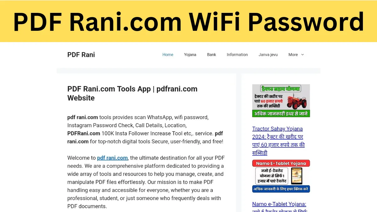 PDF Rani.com WiFi Password